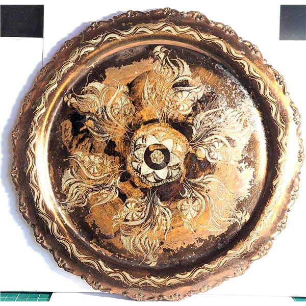 20)  TURKISH VINTAGE HAND ETCHED