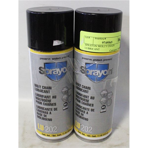 SPRAYON MOLLY CHAIN LUBRICANT