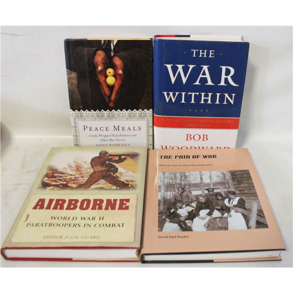 4 WAR BOOKS