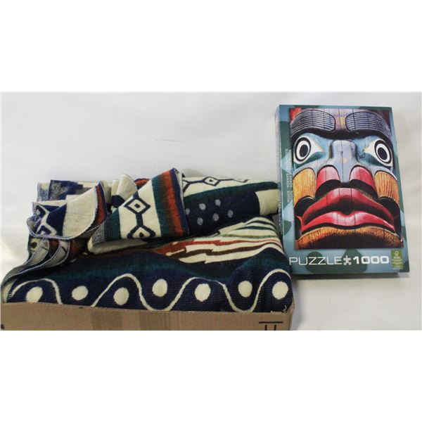 ESTATE HAIDA NAVAJO BLANKET FULL SIZE +