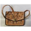 Image 1 : ESTATE GENUINE LEATHER TOOLED WESTERN