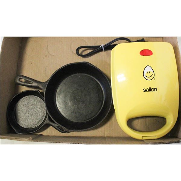 SALTON GRILLED CHEESE PRESS MAKER +