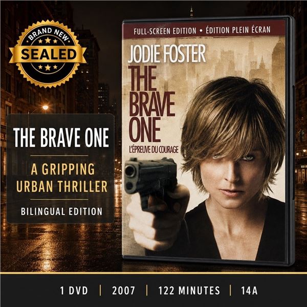 NEW DVD "THE BRAVE ONE" JODIE FOSTER 2007