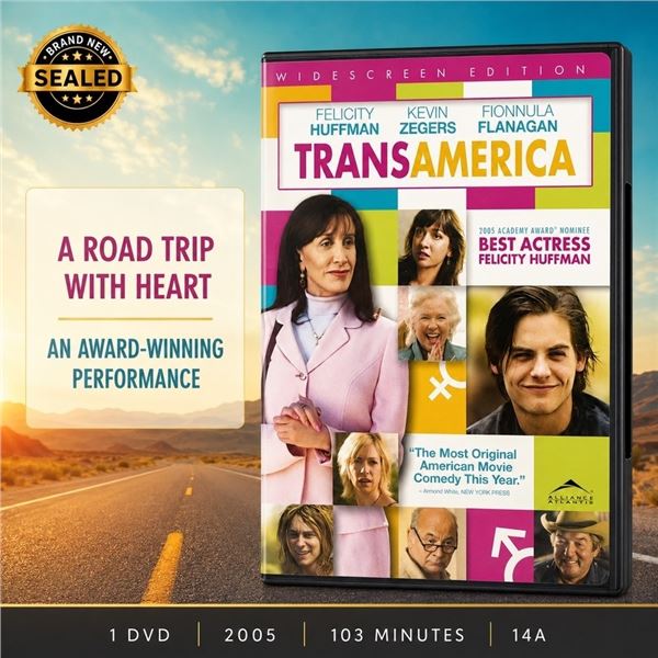 NEW DVD "TRANSAMERICA" FELICITY HUFFMAN 2005