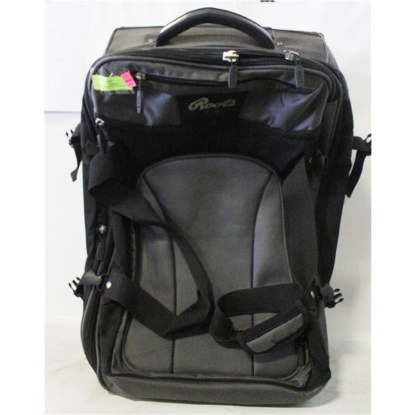 LARGE ROOTS ROLLING BACK PACK SUITCASE