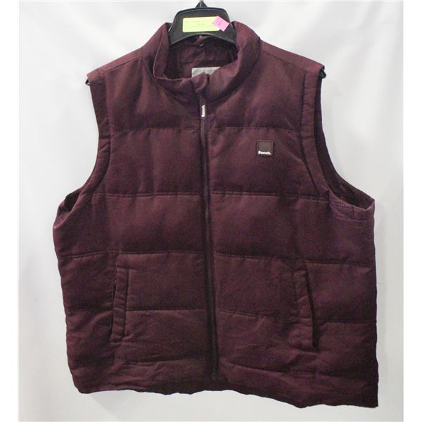 ESTATE BENCH MENS XXL MAROON VEST