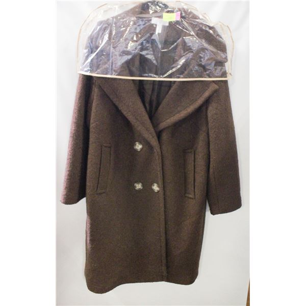 ESTATE BROWN TRENCH COAT MADE WITH WOOL
