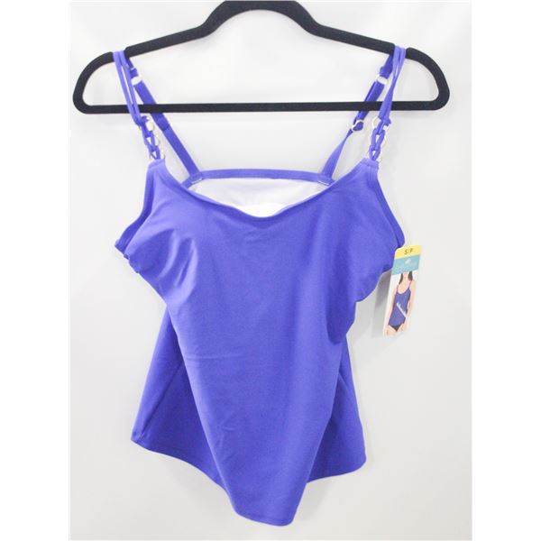 NEW CHRISTINA WOMENS SMALL - 6 BLUE SWIMWEAR