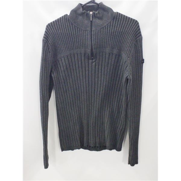MENS LG CALVIN KLEIN GREY SWEATER
