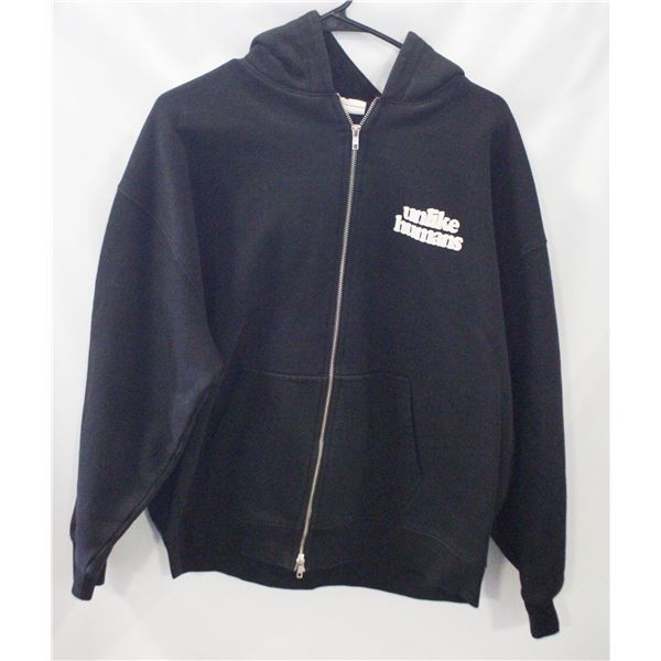 MENS MED UNLIKE HUMANS BLACK HOODIE