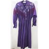 Image 1 : LADIES L/XL PURPLE WESTERN WEAR DRESS
