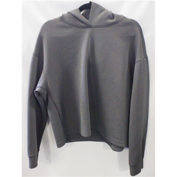 LADIES L UNIQLO GREY HOODIE
