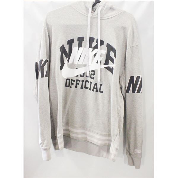 MENS S GREY NIKE HOODIE