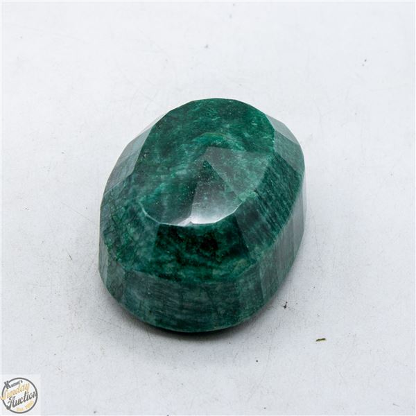 2161CT NATURAL EMERALD GEMSTONE + COA