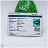 Image 2 : 2110CT NATURAL EMERALD GEMSTONE + COA