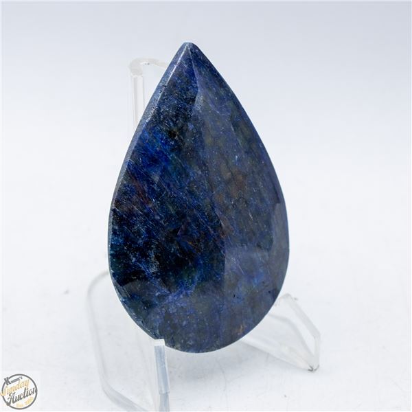427CT NATURAL SAPPHIRE GEMSTONE + COA