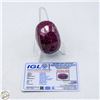 Image 2 : 689CT NATURAL RED RUBY GEMSTONE + COA