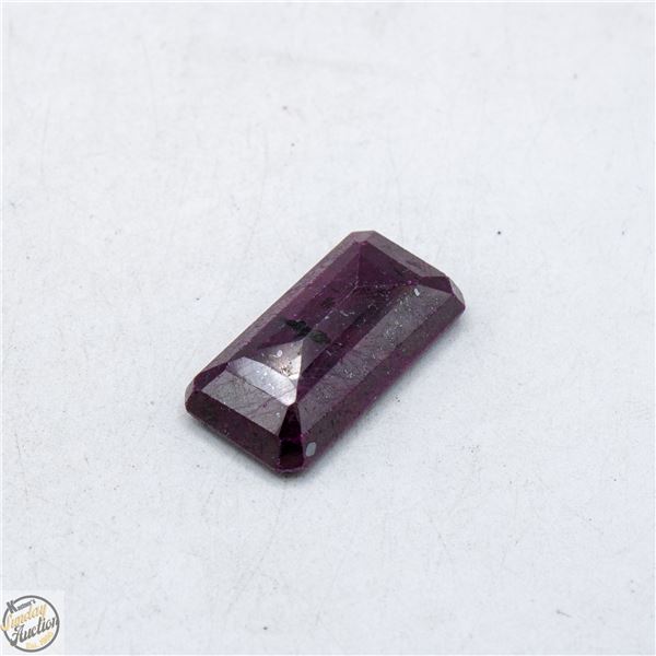 156CT NATURAL RED RUBY GEMSTONE + COA
