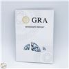 Image 3 : #5262-CUSTOM SET 1.00 CT GRA CERTIFIED ROUND