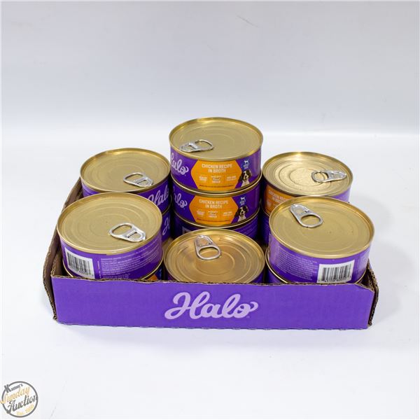 12X 155G CANS HALO ADULT DOG FOOD