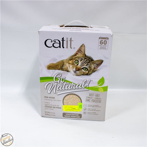 12.3LB CATIT GO NATURAL PEA HUSK UNSCENTED