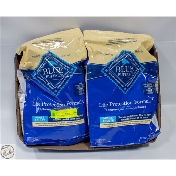 2 X 6LB BLUE WILDERNESS ADULT DOG FOOD