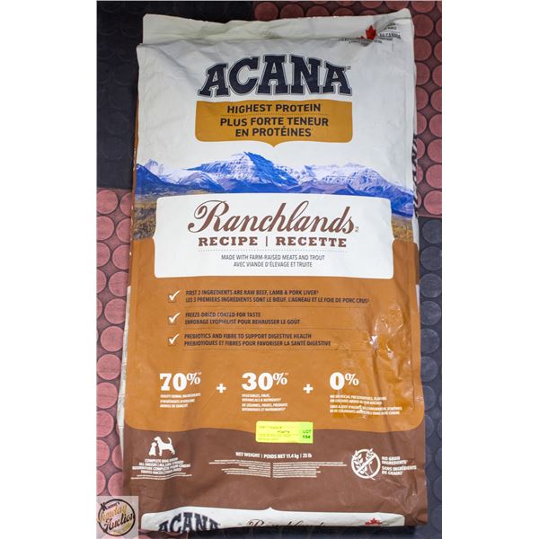 25LB ACANA ALL AGES RANCHLANDS