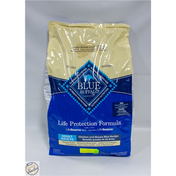 15LB BLUE BUFFALO ADULT DOG FOOD