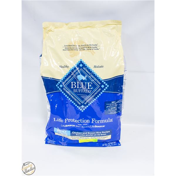 15LB BLUE BUFFALO ADULT DOG FOOD
