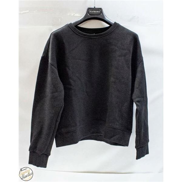 NEW LAZY PANTS WOMENS SMALL SUEDED SWEATSHIRT