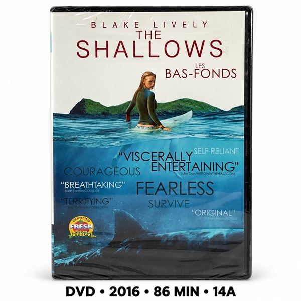 NEW DVD "THE SHALLOWS" HORROR THRILLER 2016