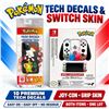 Image 1 : NEW POKEMON 10 TECH DECALS & NINTENDO SWITCH SKIN
