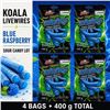 Image 1 : 4 KOALA SOUR LIVEWIRES BLUE RASPBERRY 100G 07/27