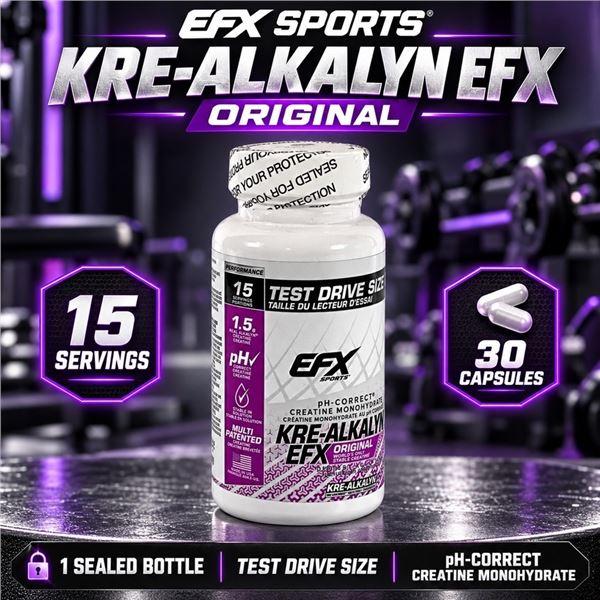 EFX SPORTS KRE-ALKALYN EFX 30 CAPS BB 09/29