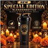 Image 1 : NEW BLENDERBOTTLE BLACK & GOLD SUGAR SKULL