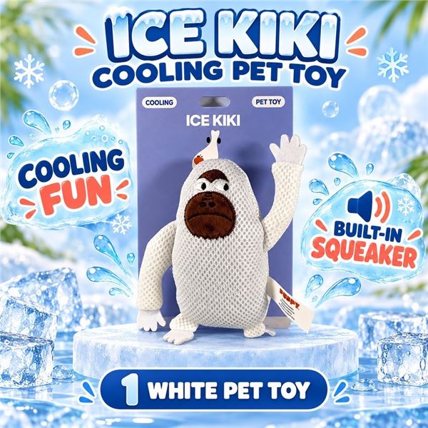 ICE KIKI COOLING PET TOY WITH SQUEAKER