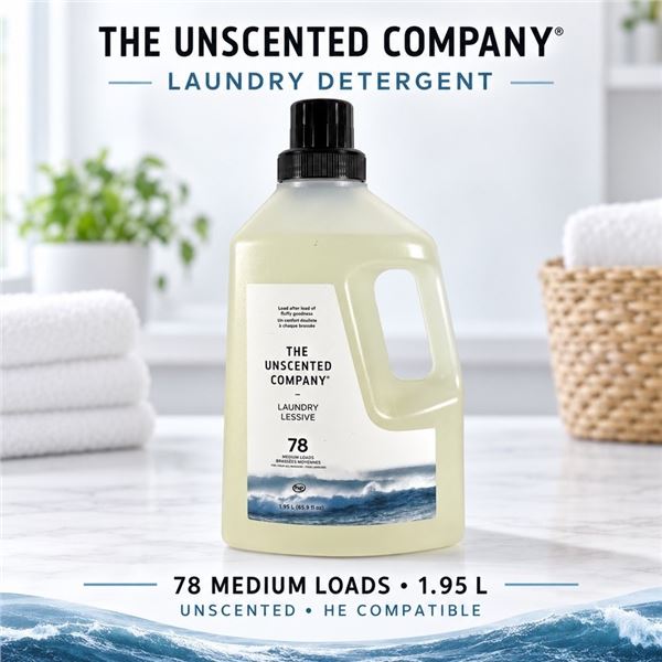 THE UNSCENTED COMPANY LAUNDRY 1.95L 78 LOADS