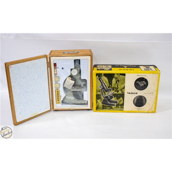VINTAGE WITH BOX TASCO MICROSCOPE