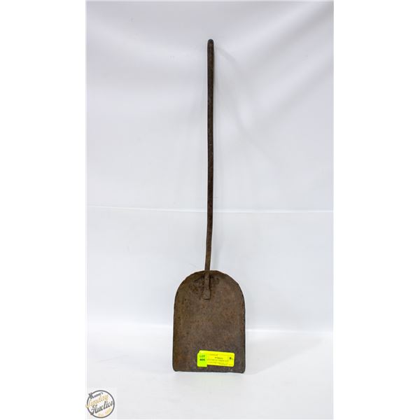 ANTIQUE METAL FIREPLACE COAL+ASH FIRE SHOVEL 24"