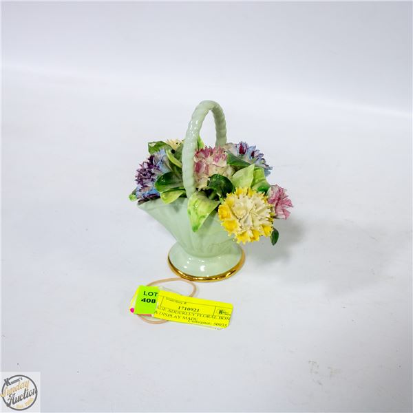 VINTAGE ADDERLEY FLORAL BONE CHINA DISPLAY MADE