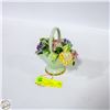 Image 1 : VINTAGE ADDERLEY FLORAL BONE CHINA DISPLAY MADE