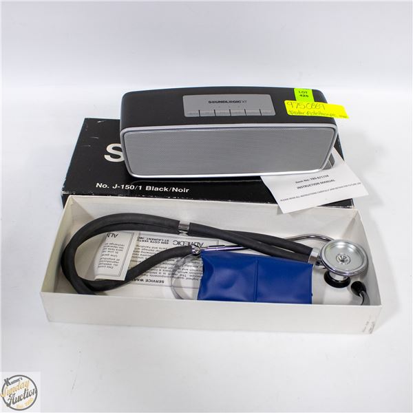 BLUETOOTH SPEAKER & STETHOSCOPE TOGETHER