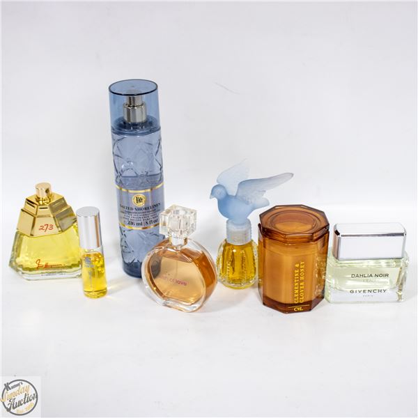 LOT OF PERFUME  BOTTLES ROYAL DOVE,