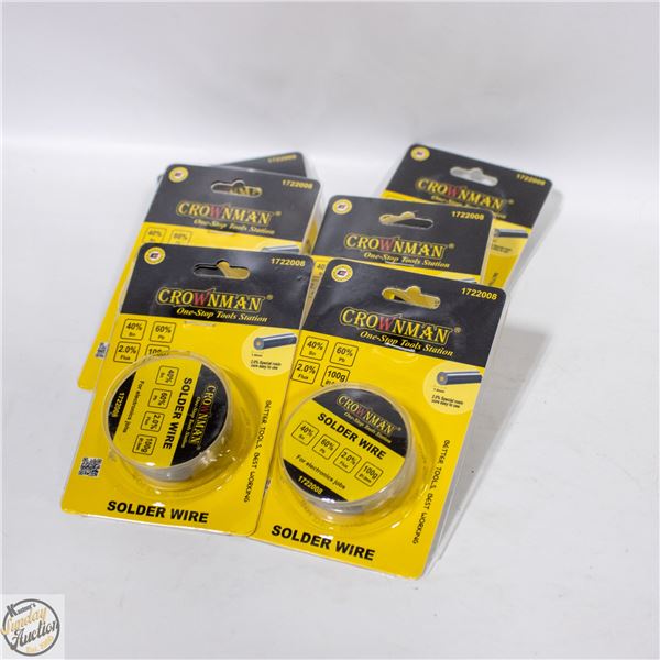 NEW 6 CROWNMAN SOLDER WIRE