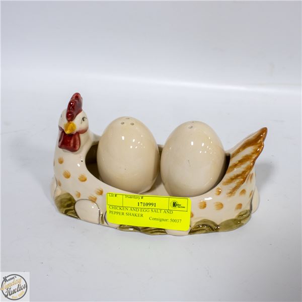 CHICKEN AND EGG SALT AND PEPPER SHAKER