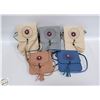 Image 1 : LOT OF 5 LEATHER SIDE PURSES