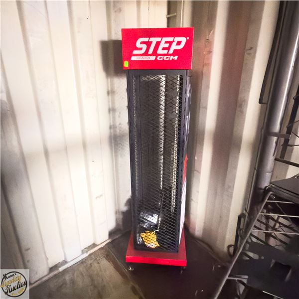 STEP CCM STORE FIXTURE 18" X 18" X 66"