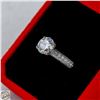 Image 2 : #5167-CUSTOM HAND, SET 2.00 CT GRA CERTIFIED