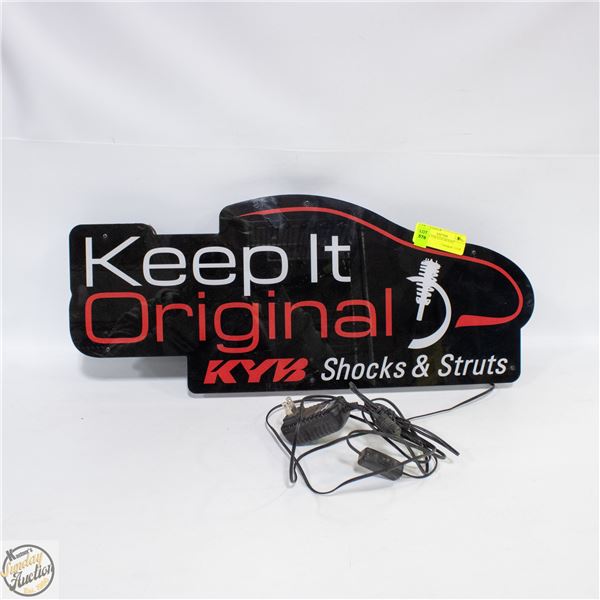 LED SIGN FOR KYB SHOCKS
