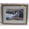 Image 1 : NORTHERN MORNING ARTIC FOX 582/950 PRINT BY RON-